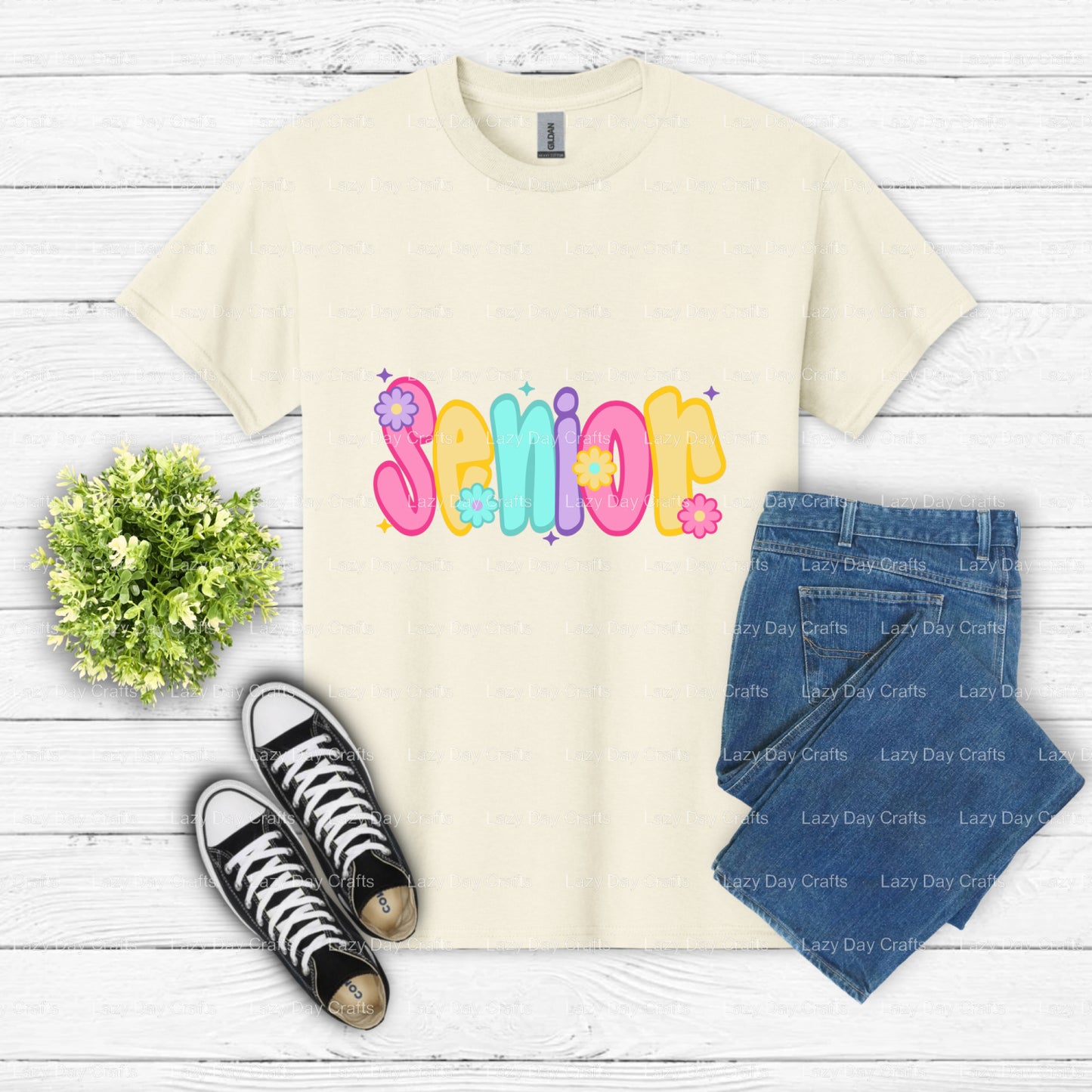 SENIOR SPRING 2024 – Senior Graduation DTF Transfer (view 1 of 2) – by Lazy Day Crafts – DTF Transfers – DTF Transfers, cu...