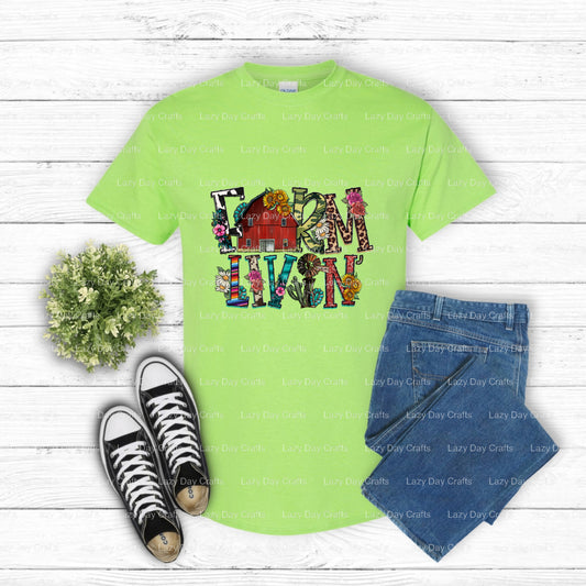 SHOW MOM – 4H Farming DTF Transfer (view 1 of 2) – by Lazy Day Crafts – DTF Transfers – DTF Transfers, apparel