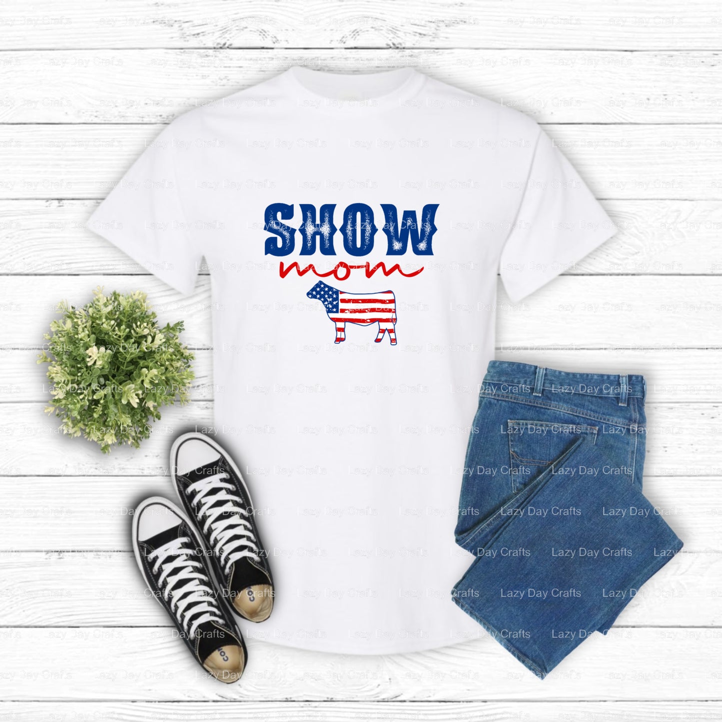 SHOW MOM – 4H Farming DTF Transfer (view 1 of 2) – by Lazy Day Crafts – DTF Transfers – DTF Transfers, Premade DTF