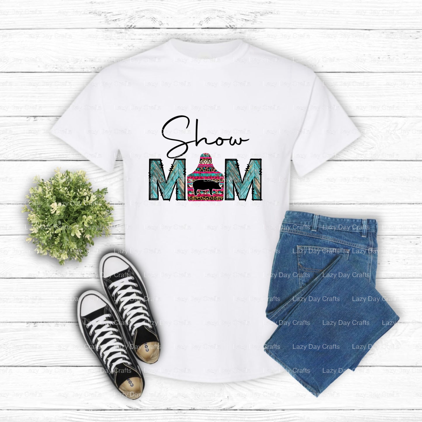 Show Mom – 4H Farming DTF Transfer (view 2 of 2) – by Lazy Day Crafts – DTF Transfers – DTF Transfers, Lazy Day Crafts