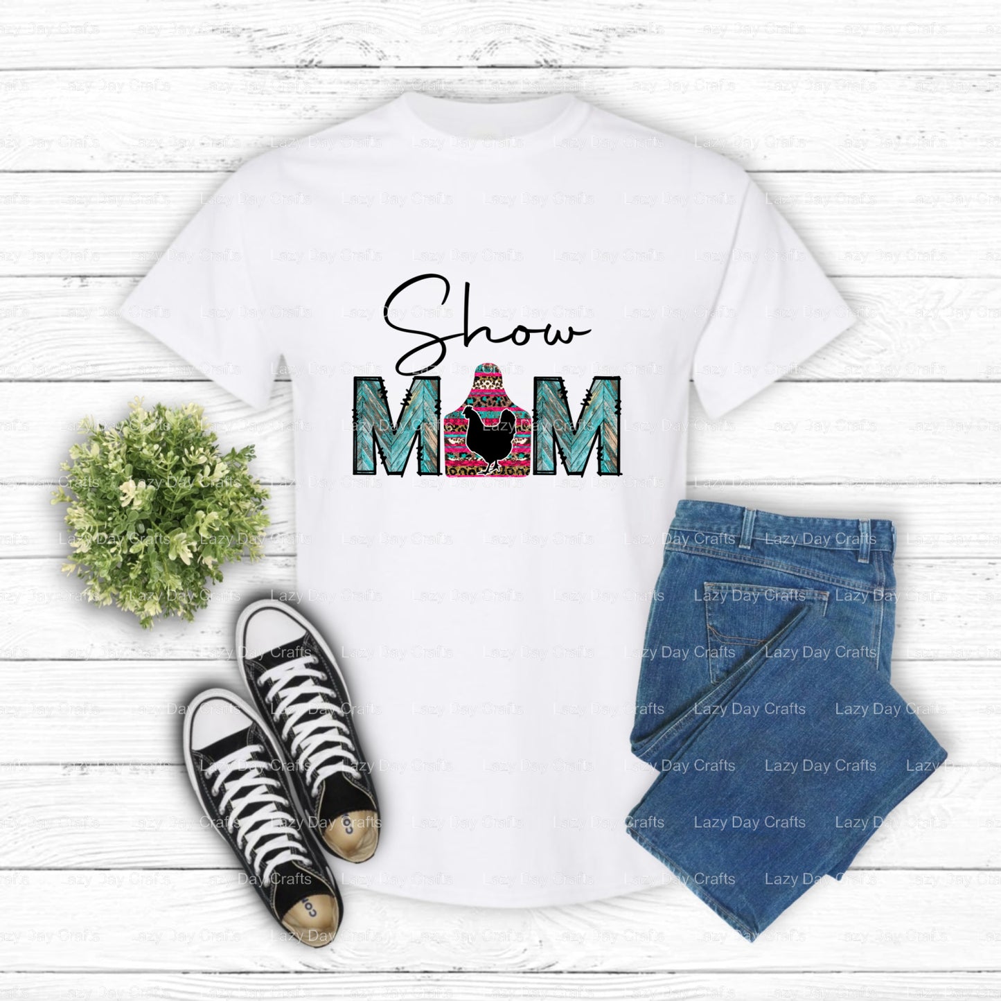 Show Mom – 4H Farming DTF Transfer (view 2 of 2) – by Lazy Day Crafts – DTF Transfers – 4H Farming, DTF Transfers