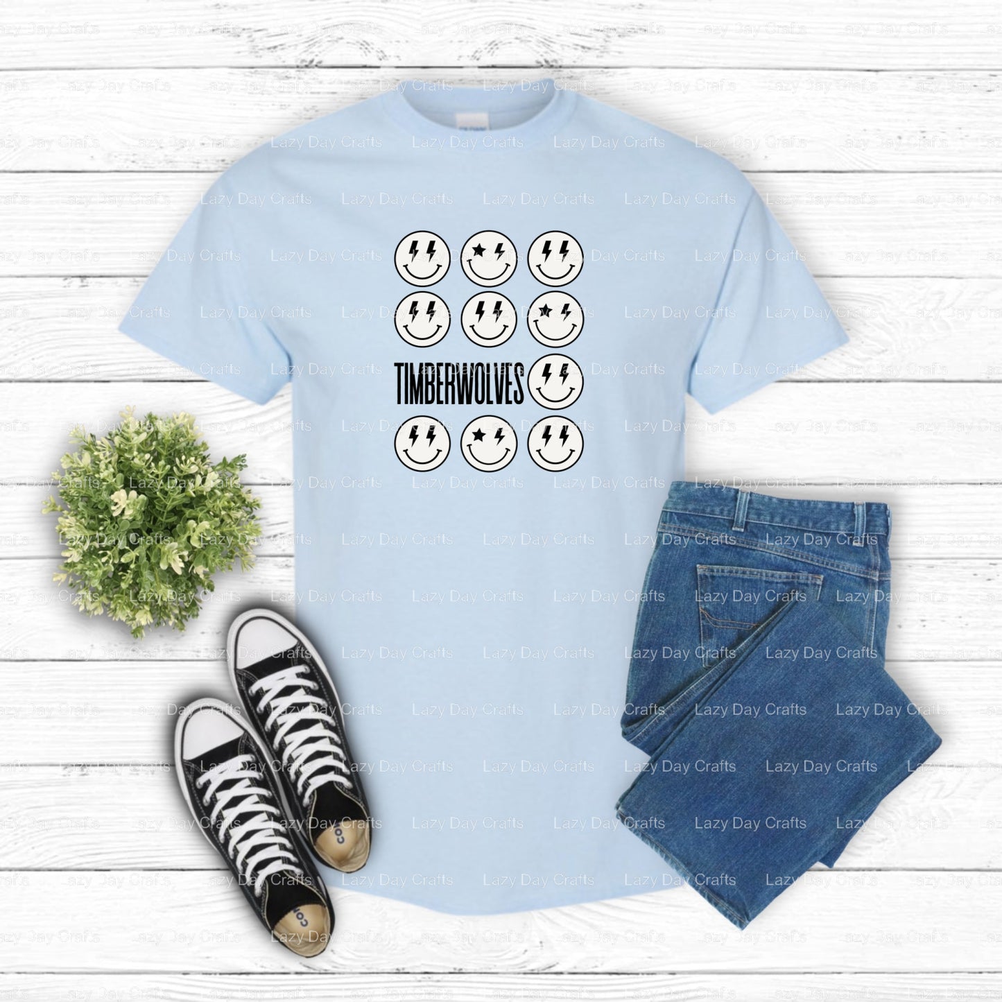 Smiley Face – DTF Transfer (view 2 of 2) – by Lazy Day Crafts – DTF Transfers – DTF Transfers, DTF Transfers