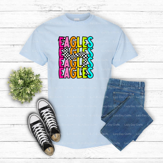 Soaring Eagle Mascot – School Spirit DTF Transfer (view 1 of 2) – by Lazy Day Crafts – DTF Transfers – School Mascot, DTF...