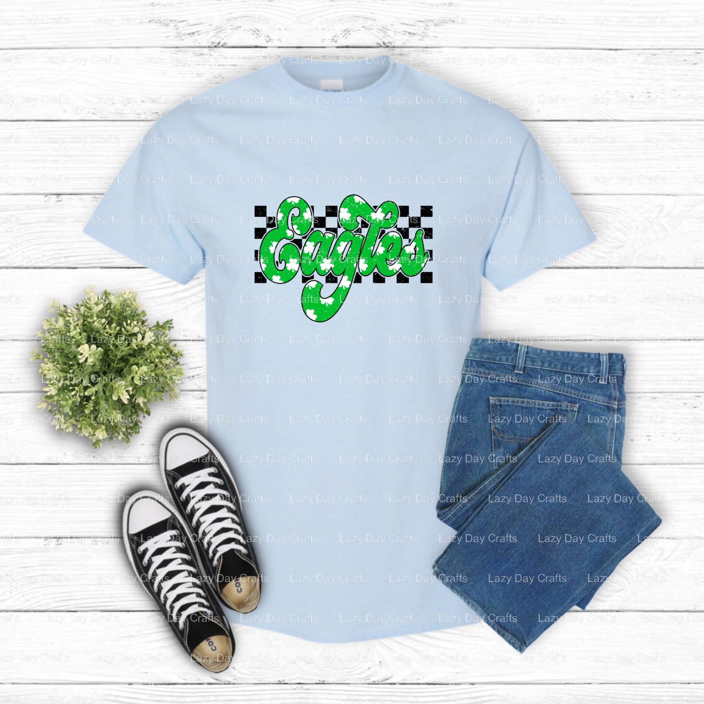 Soaring Eagle Mascot – School Spirit DTF Transfer (view 2 of 2) – by Lazy Day Crafts – DTF Transfers – School Mascot, Scho...