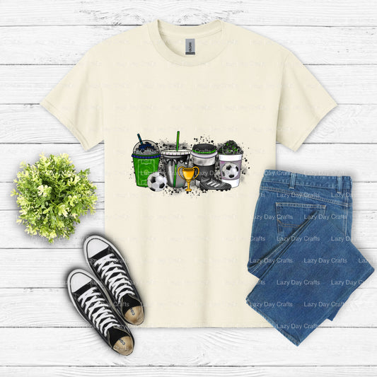 Soccer Ball – Soccer DTF Transfer (view 2 of 2) – by Lazy Day Crafts – DTF Transfers – Soccer, DTF Transfers