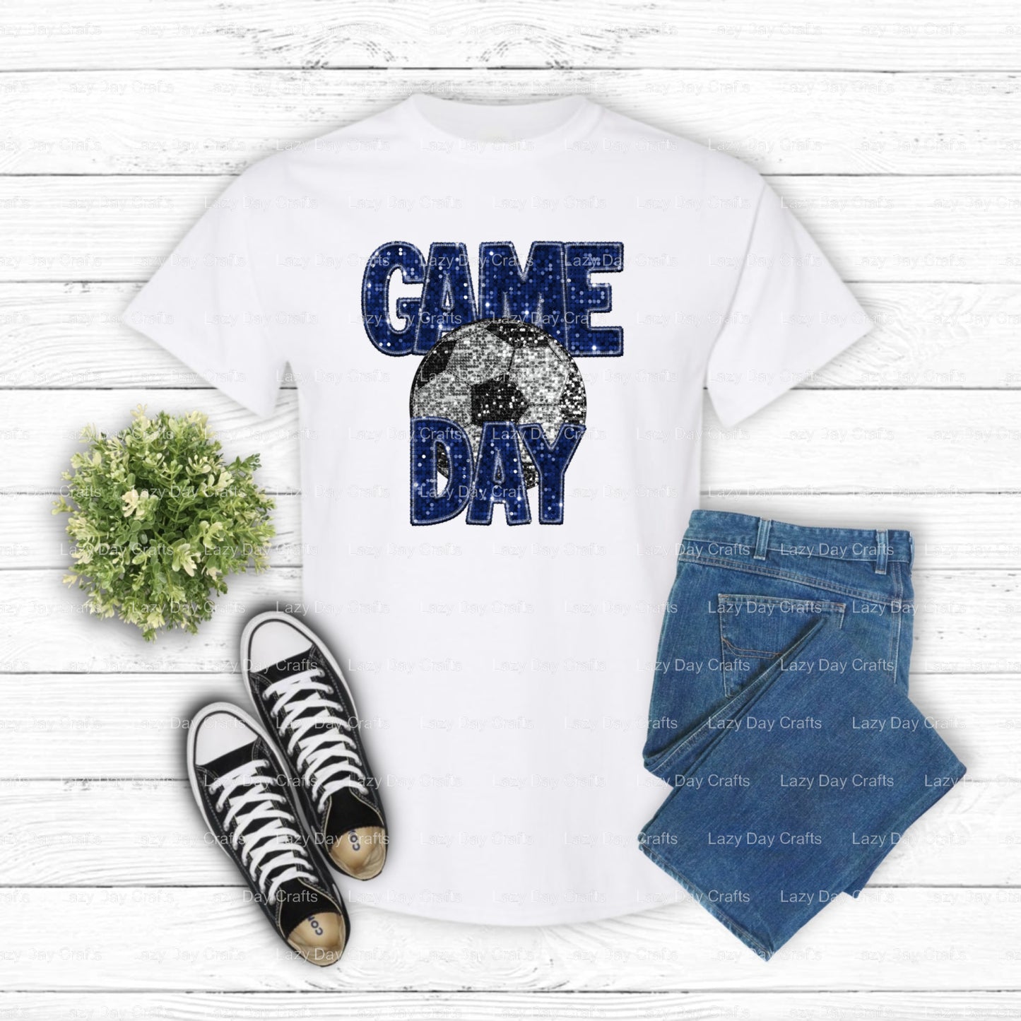 SOCCER GAME DAY – Soccer DTF Transfer (view 1 of 2) – by Lazy Day Crafts – DTF Transfers – DTF Transfers, Premade DTF