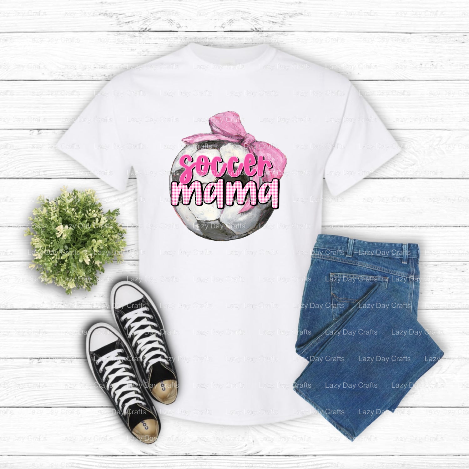 Soccer Mama – Soccer DTF Transfer (view 1 of 2) – by Lazy Day Crafts – DTF Transfers – DTF Transfers, custom apparel