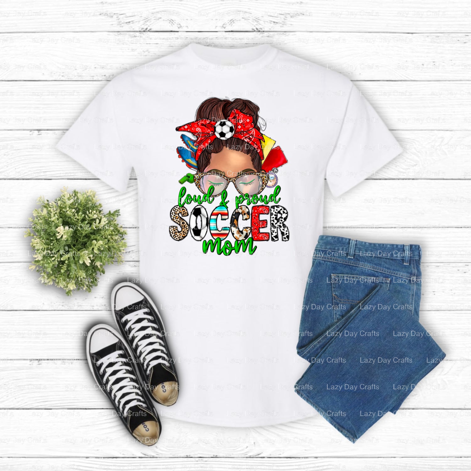 Soccer Mom – Soccer DTF Transfer (view 1 of 2) – by Lazy Day Crafts – DTF Transfers – DTF Transfers, Soccer