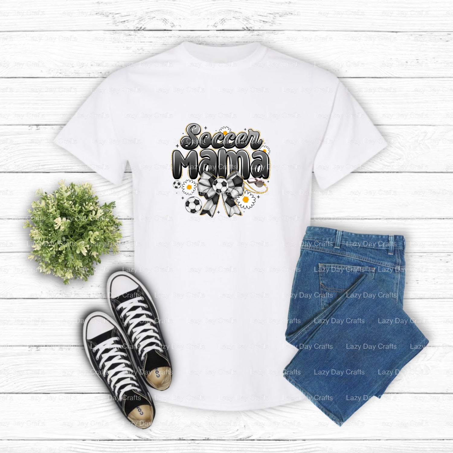 Soccer Mom – Soccer DTF Transfer (view 1 of 2) – by Lazy Day Crafts – DTF Transfers – DTF Transfers, Soccer