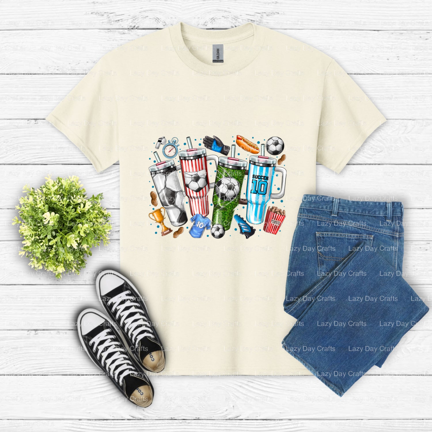 SOCCER MOM – Soccer DTF Transfer (view 2 of 2) – by Lazy Day Crafts – DTF Transfers – DTF Transfers, Soccer