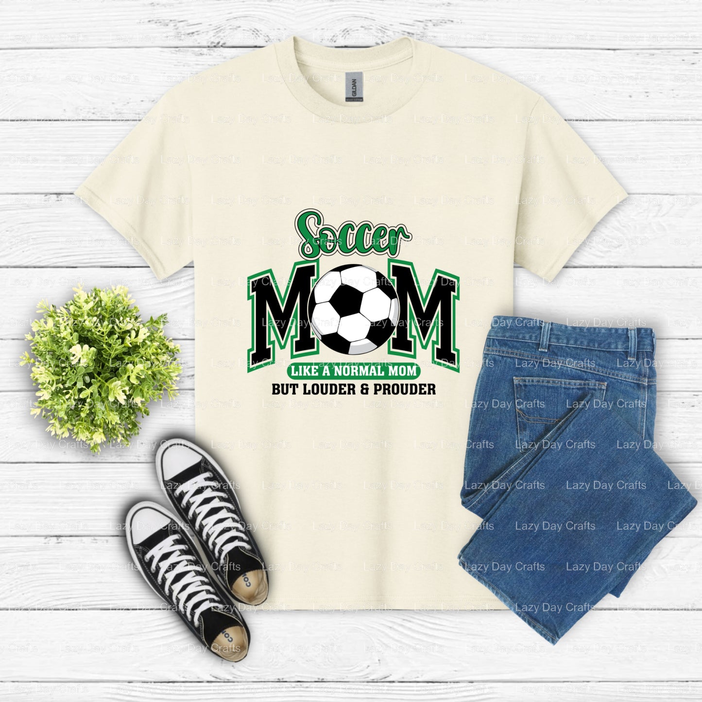 SOCCER – Premade Soccer DTF Transfer (view 2 of 2) – by Lazy Day Crafts – DTF Transfers – DTF Transfers, Premade DTF
