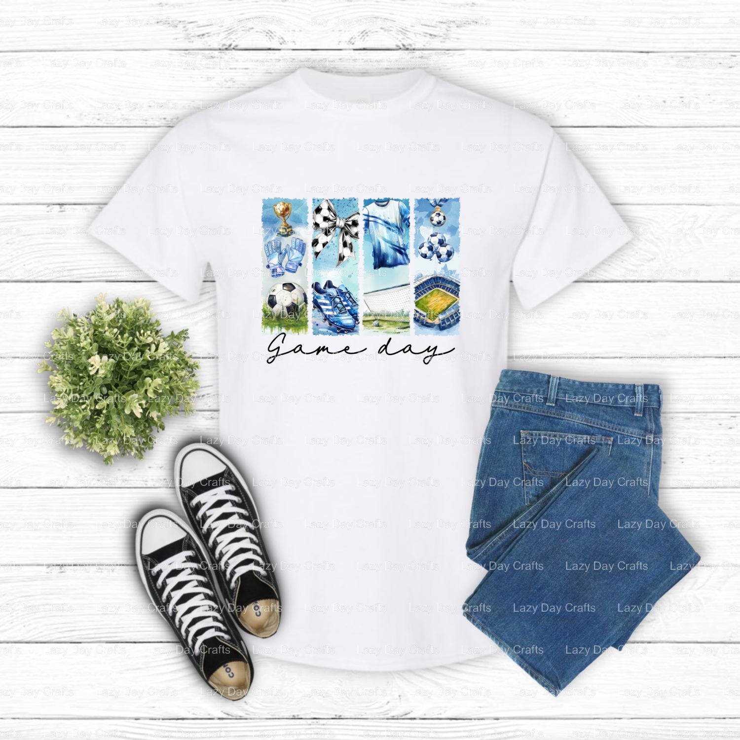 SOCCER – Soccer DTF Transfer (view 2 of 2) – by Lazy Day Crafts – DTF Transfers – Soccer, DTF Transfers