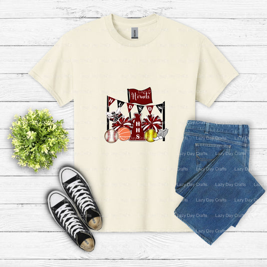 SPIRIT HUDSON – Hornets School Spirit DTF Transfer (view 1 of 2) – by Lazy Day Crafts – DTF Transfers – School Mascot, App...