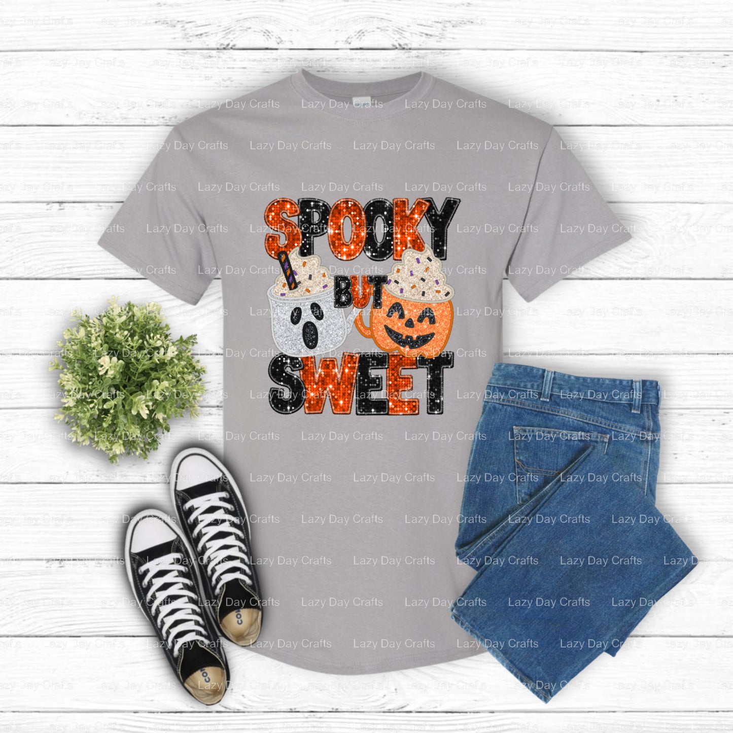 SPOOKY BUT SWEET – DTF Transfer (view 2 of 2) – by Lazy Day Crafts – DTF Transfers – DTF Transfers, custom apparel