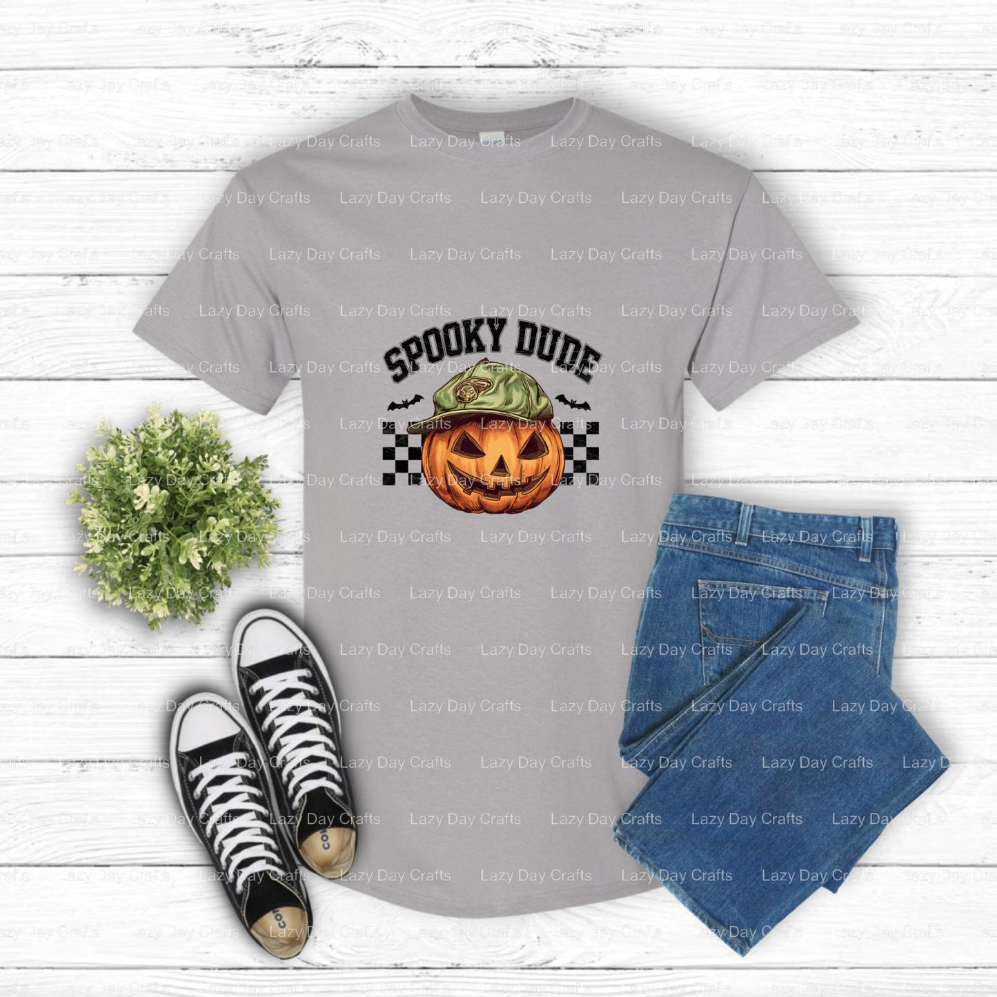Spooky Dude – DTF Transfer (view 2 of 2) – by Lazy Day Crafts – DTF Transfers – DTF Transfers, Premade DTF