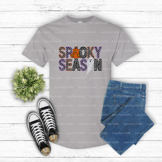 SPOOKY SEASON DOTS – Premade DTF Transfer (view 1 of 2) – by Lazy Day Crafts – DTF Transfers – DTF Transfers, Premade DTF