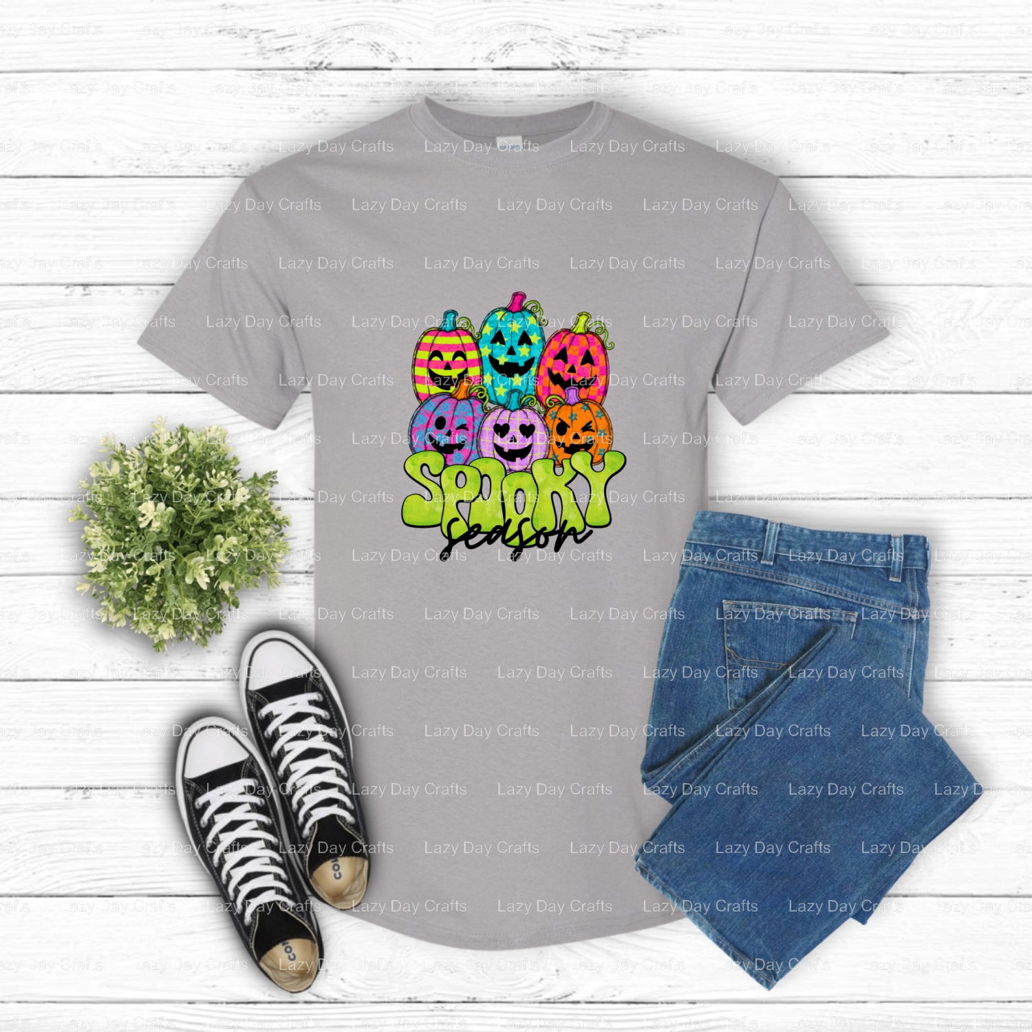 SPOOKY SEASON – DTF Transfer (view 2 of 2) – by Lazy Day Crafts – DTF Transfers – DTF Transfers, custom apparel