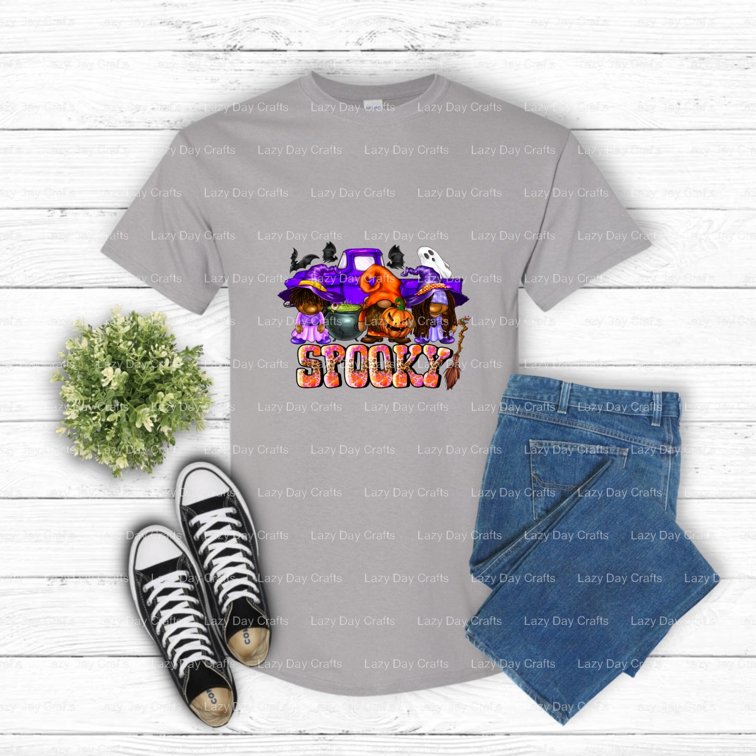 SPOOKY TRUCKIN' – DTF Transfer (view 2 of 2) – by Lazy Day Crafts – DTF Transfers – DTF Transfers, Premade DTF