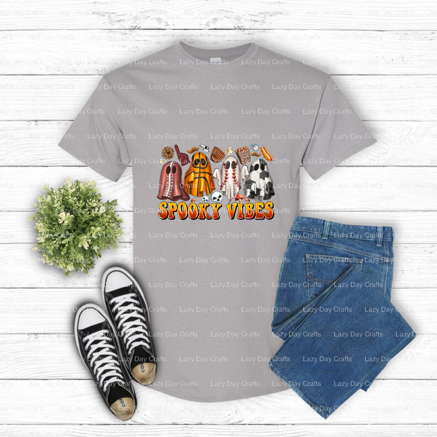 Spooky Vibes – DTF Transfer (view 2 of 2) – by Lazy Day Crafts – DTF Transfers – DTF Transfers, Premade DTF