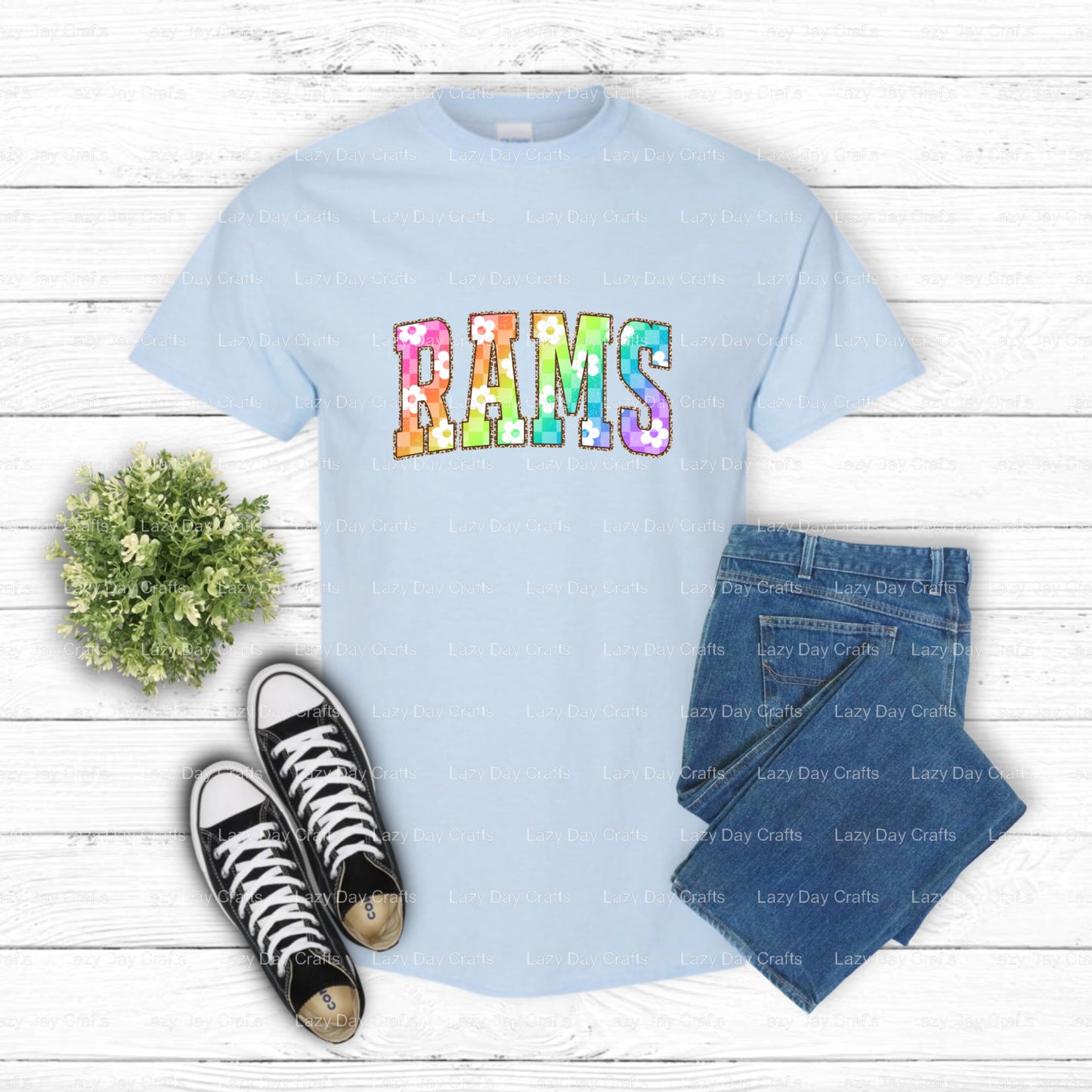 SPRING RAMS COLLEGE – Rams DTF Transfer (view 1 of 2) – by Lazy Day Crafts – DTF Transfers – Rams DTF Transfers, DTF Trans...