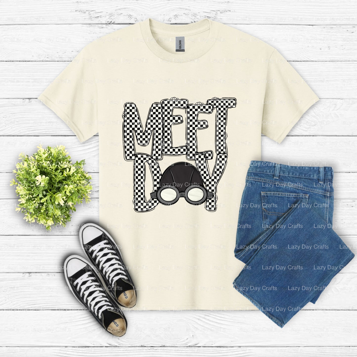 SWIM – Ready to Press DTF Transfer (view 1 of 2) – by Lazy Day Crafts – DTF Transfers – DTF Transfers, Premade DTF