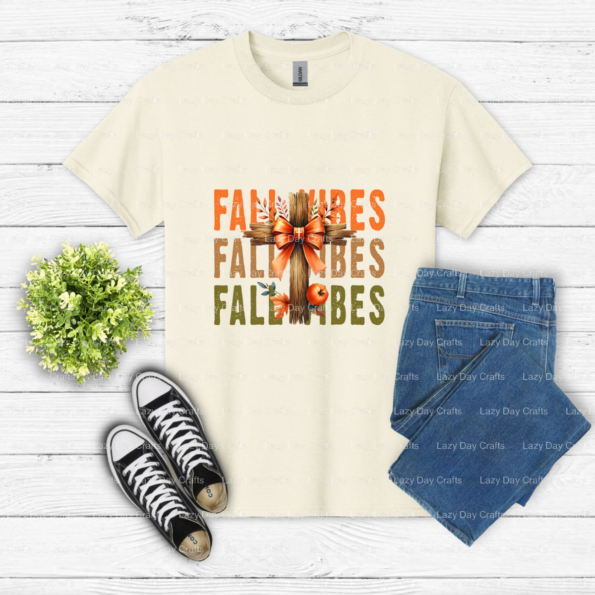 Thankful – Premade DTF Transfer (view 1 of 2) – by Lazy Day Crafts – DTF Transfers – DTF Transfers, Custom Apparel