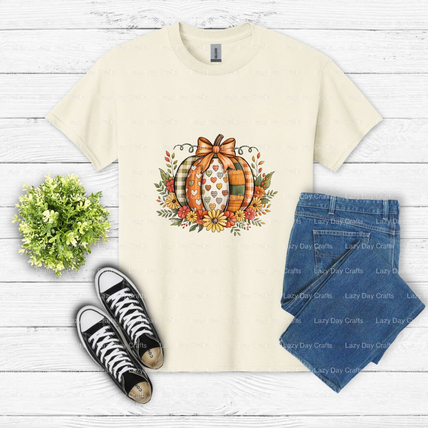 Thanksgiving with my Gnomies – DTF Transfer (view 2 of 2) – by Lazy Day Crafts – DTF Transfers – DTF Transfers, custom app...