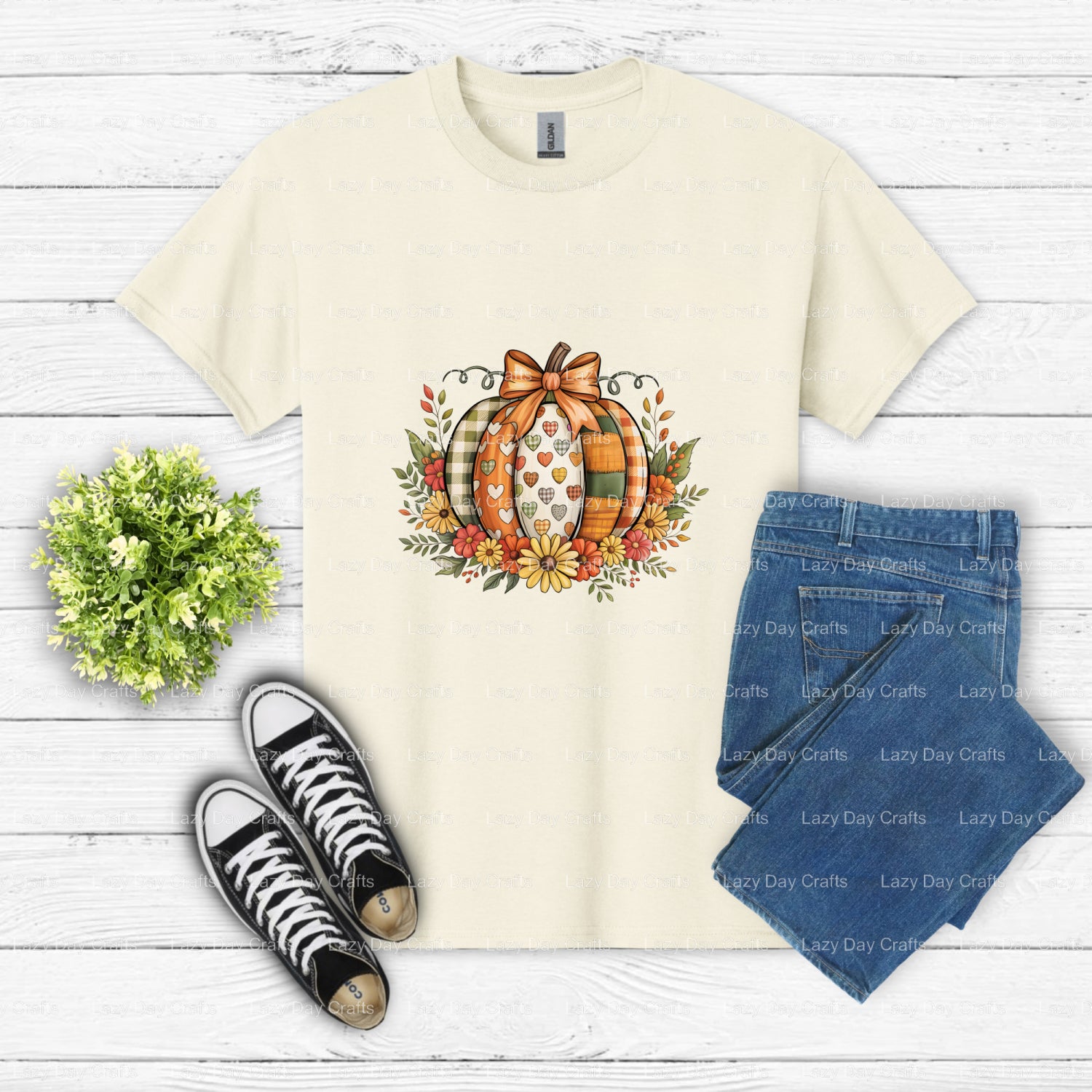 Thanksgiving with my Gnomies – DTF Transfer (view 2 of 2) – by Lazy Day Crafts – DTF Transfers – DTF Transfers, custom app...