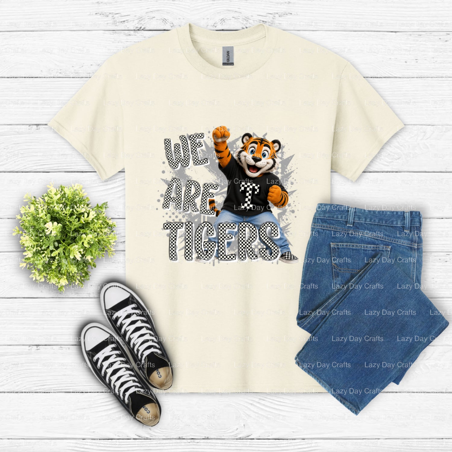 TIGERS – DTF Transfer (view 2 of 2) – by Lazy Day Crafts – DTF Transfers – DTF Transfers, Premade DTF
