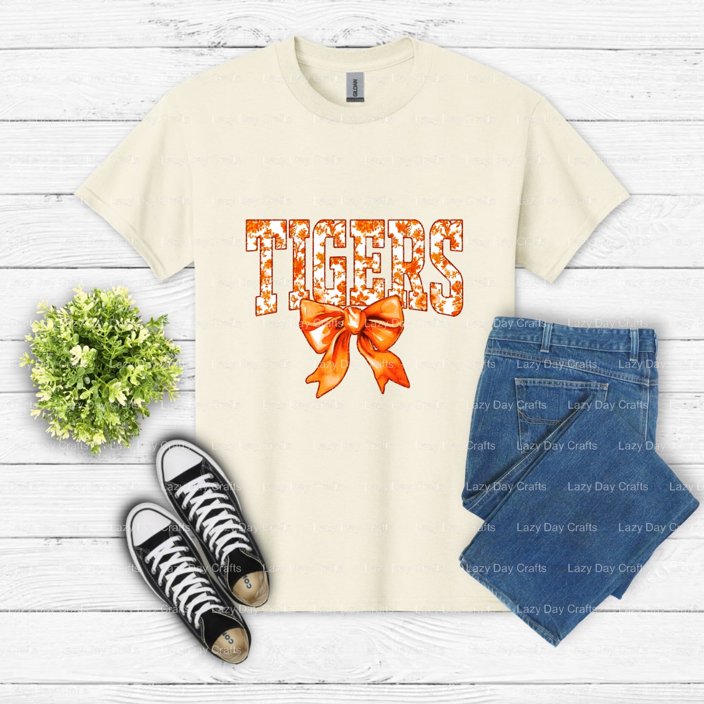 TIGERS – DTF Transfer (view 2 of 2) – by Lazy Day Crafts – DTF Transfers – DTF Transfers, Premade DTF