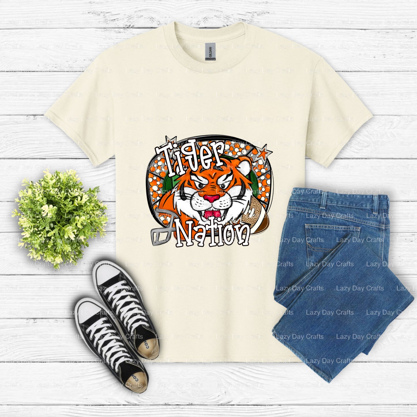 TIGERS – DTF Transfer (view 2 of 2) – by Lazy Day Crafts – DTF Transfers – DTF Transfers, DTF Transfers