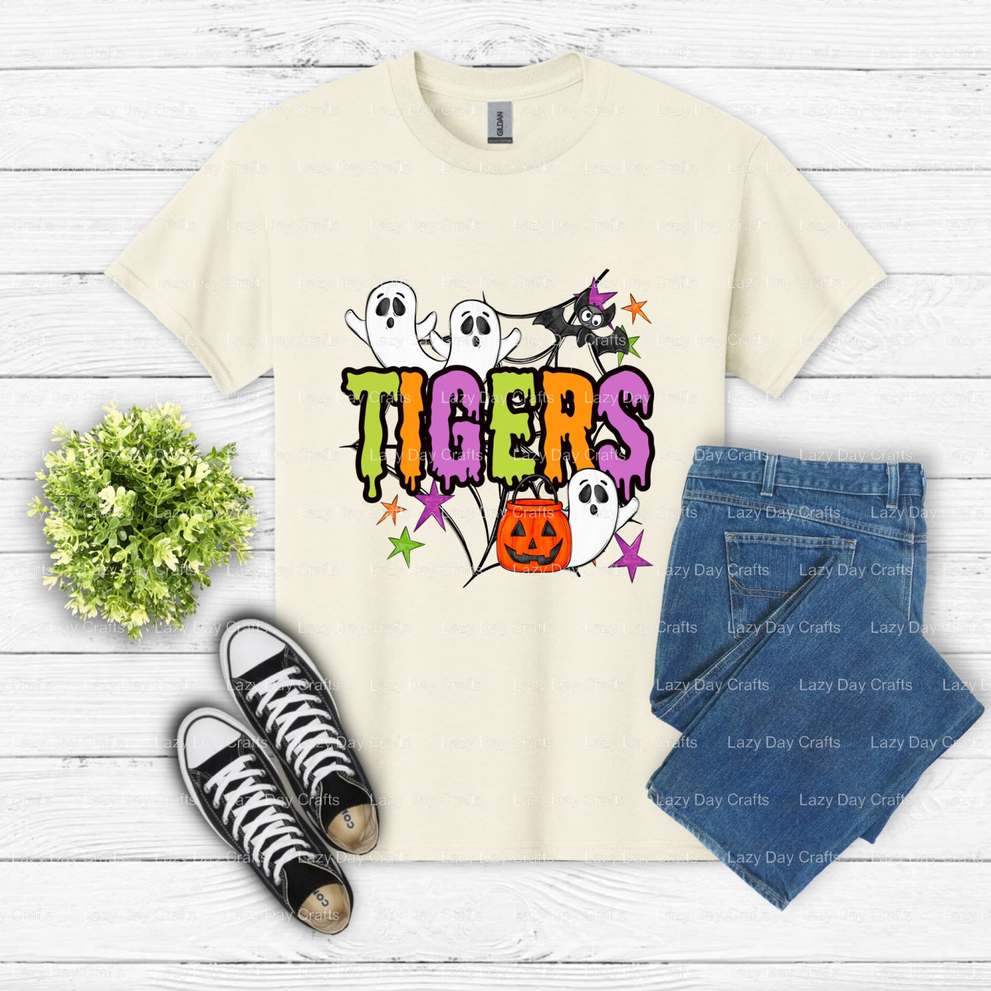 TIGERS – Tigers DTF Transfer (view 2 of 2) – by Lazy Day Crafts – DTF Transfers – DTF Transfers, Premade DTF