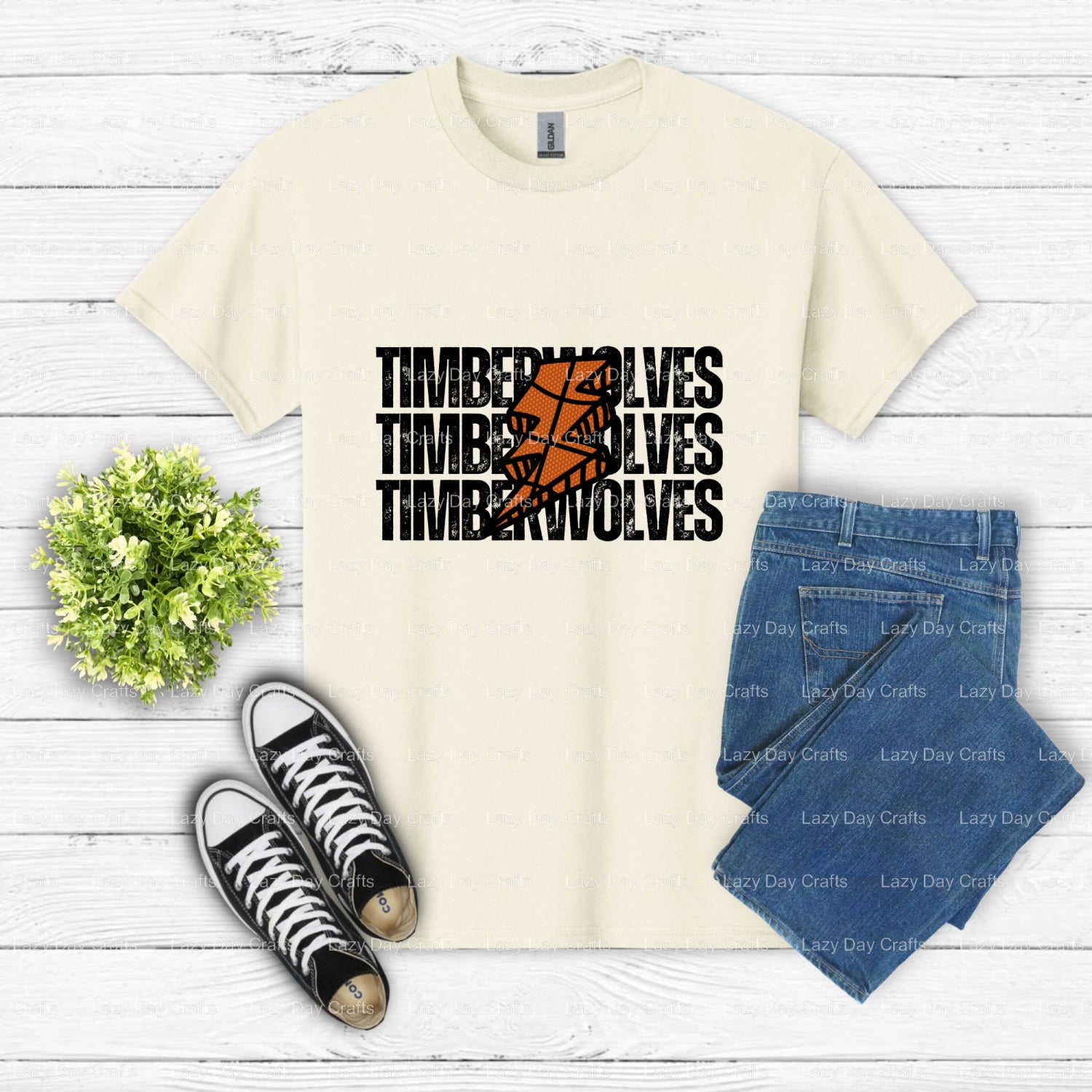 TIMBERWOLVES BASKETBALL – Fan Gear DTF Transfer (view 1 of 2) – by Lazy Day Crafts – DTF Transfers – DTF Transfers, Premad...