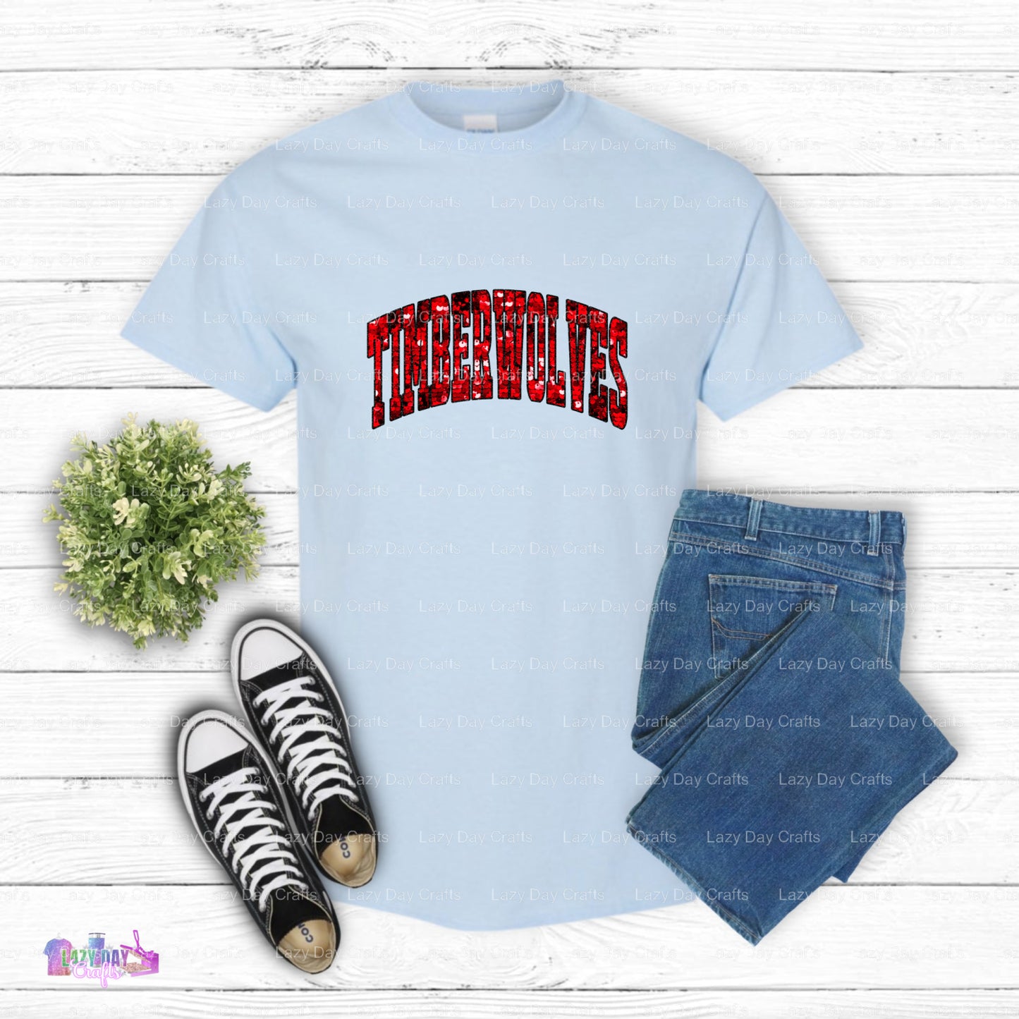 Timberwolves Basketball – Sports Fan DTF Transfer (view 1 of 2) – by Lazy Day Crafts – DTF Transfers – DTF Transfers, Spor...