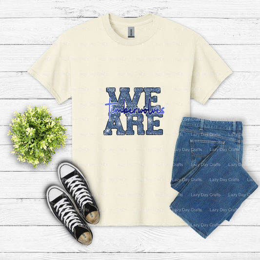 TIMBERWOLVES – DTF Transfer (view 2 of 2) – by Lazy Day Crafts – DTF Transfers – DTF Transfers, Premade DTF