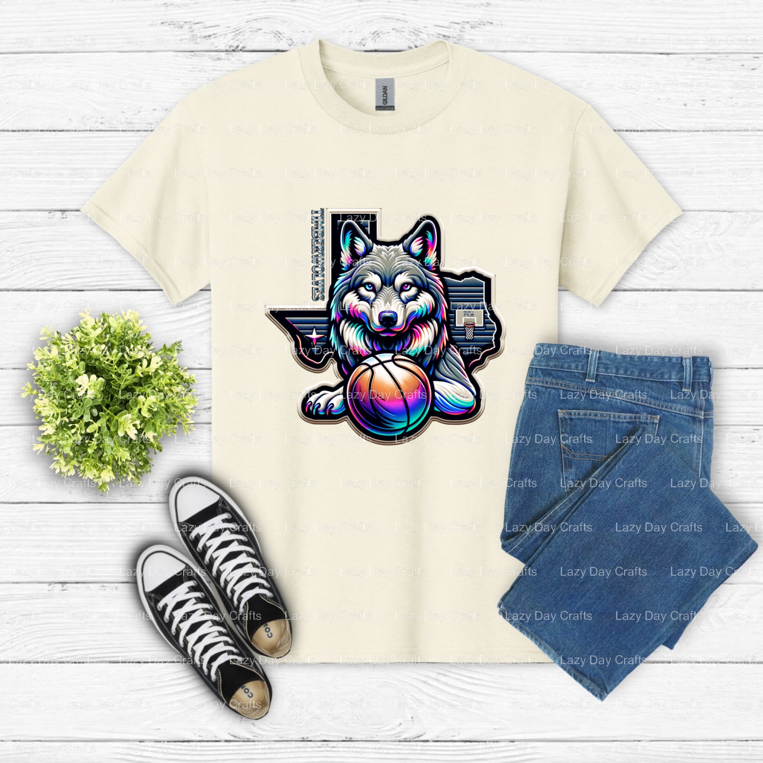 TIMBERWOLVES – Fan Gear DTF Transfer (view 1 of 2) – by Lazy Day Crafts – DTF Transfers – DTF Transfers, DTF Transfers