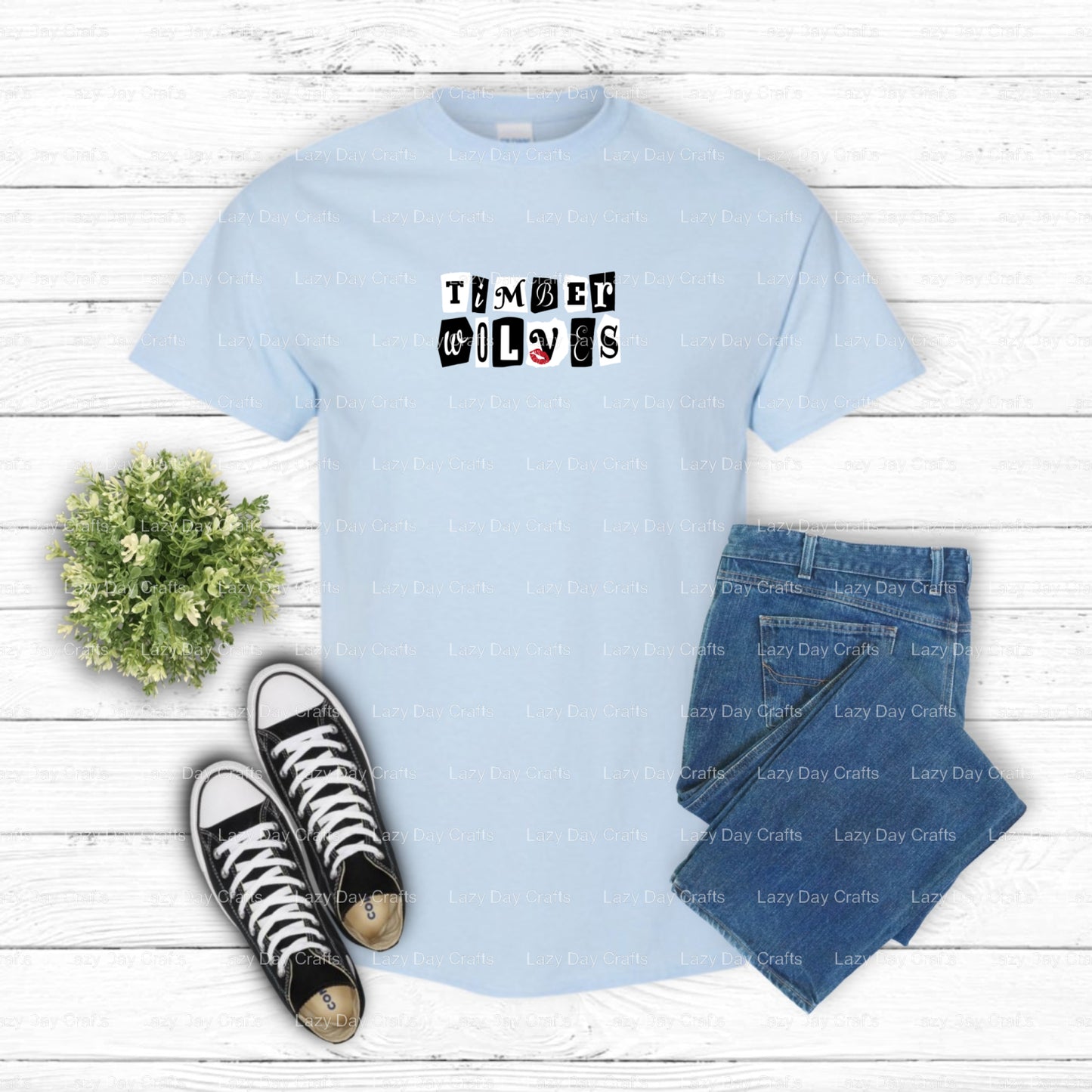 TIMBERWOLVES – Fan Gear DTF Transfer (view 1 of 2) – by Lazy Day Crafts – DTF Transfers – DTF Transfers, Premade DTF
