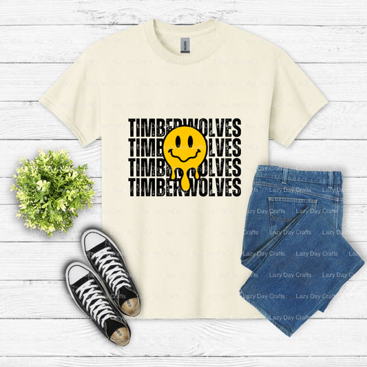 Timberwolves – Fan Gear DTF Transfer (view 1 of 2) – by Lazy Day Crafts – DTF Transfers – DTF Transfers, Premade DTF