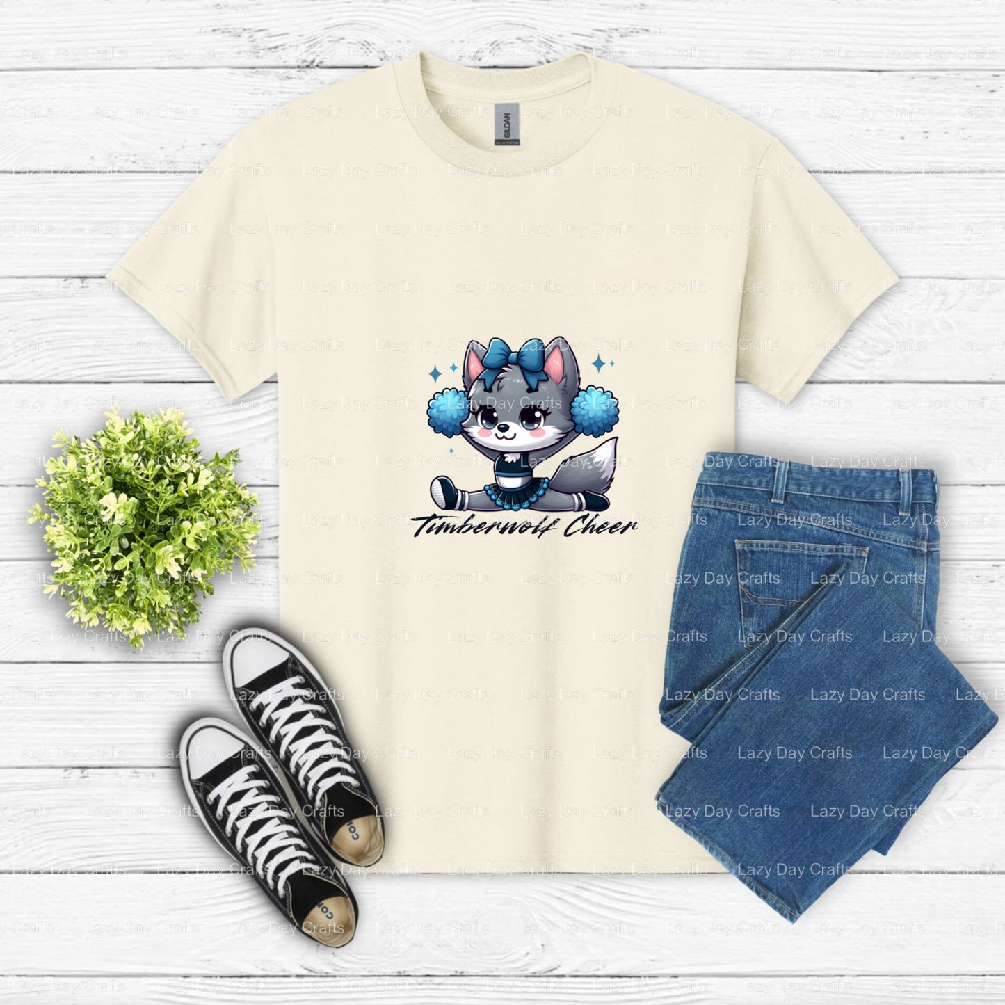 TIMBERWOLVES – Fan Gear DTF Transfer (view 2 of 2) – by Lazy Day Crafts – DTF Transfers – DTF Transfers, Premade DTF