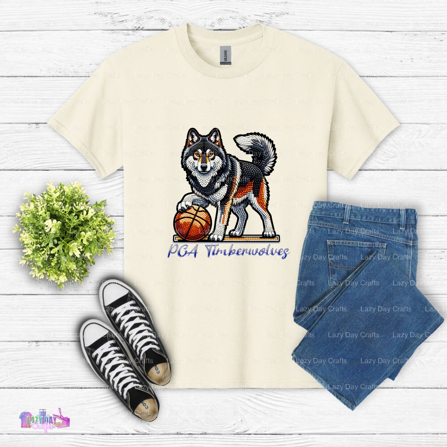 TIMBERWOLVES – NBA Basketball Fan DTF Transfer (view 2 of 2) – by Lazy Day Crafts – DTF Transfers – NBA, Sports Apparel