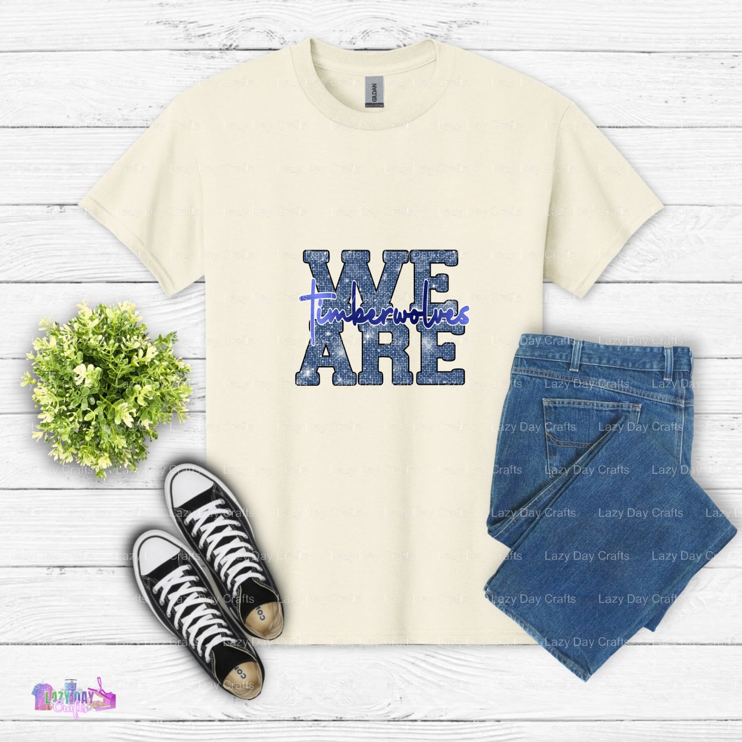 TIMBERWOLVES – Professional Basketball Fan DTF Transfer (view 2 of 2) – by Lazy Day Crafts – DTF Transfers – Professional...