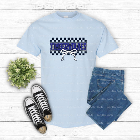 Timberwolves – School Spirit DTF Transfer (view 1 of 2) – by Lazy Day Crafts – DTF Transfers – School Spirit, Mascot DTF T...