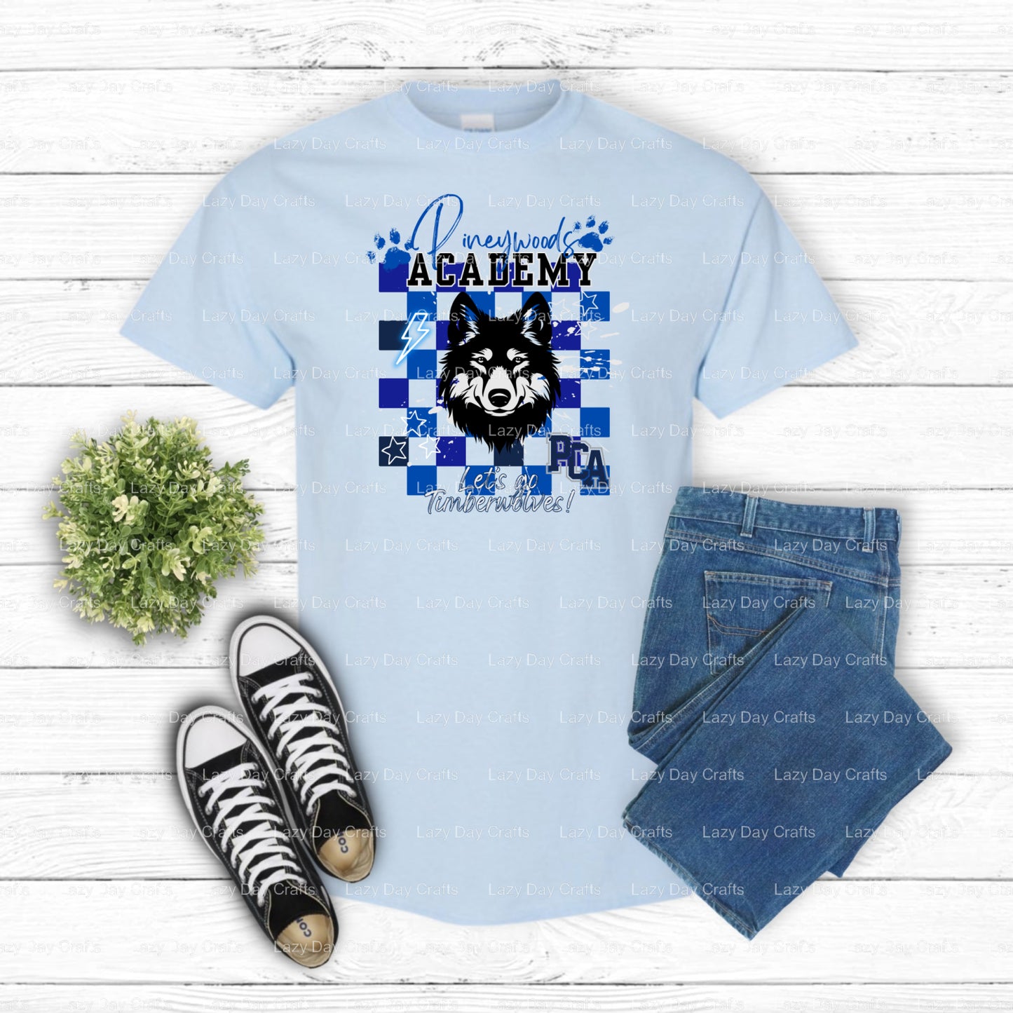 TIMBERWOLVES – Timberwolves DTF Transfer (view 1 of 2) – by Lazy Day Crafts – DTF Transfers – DTF Transfers, Premade DTF
