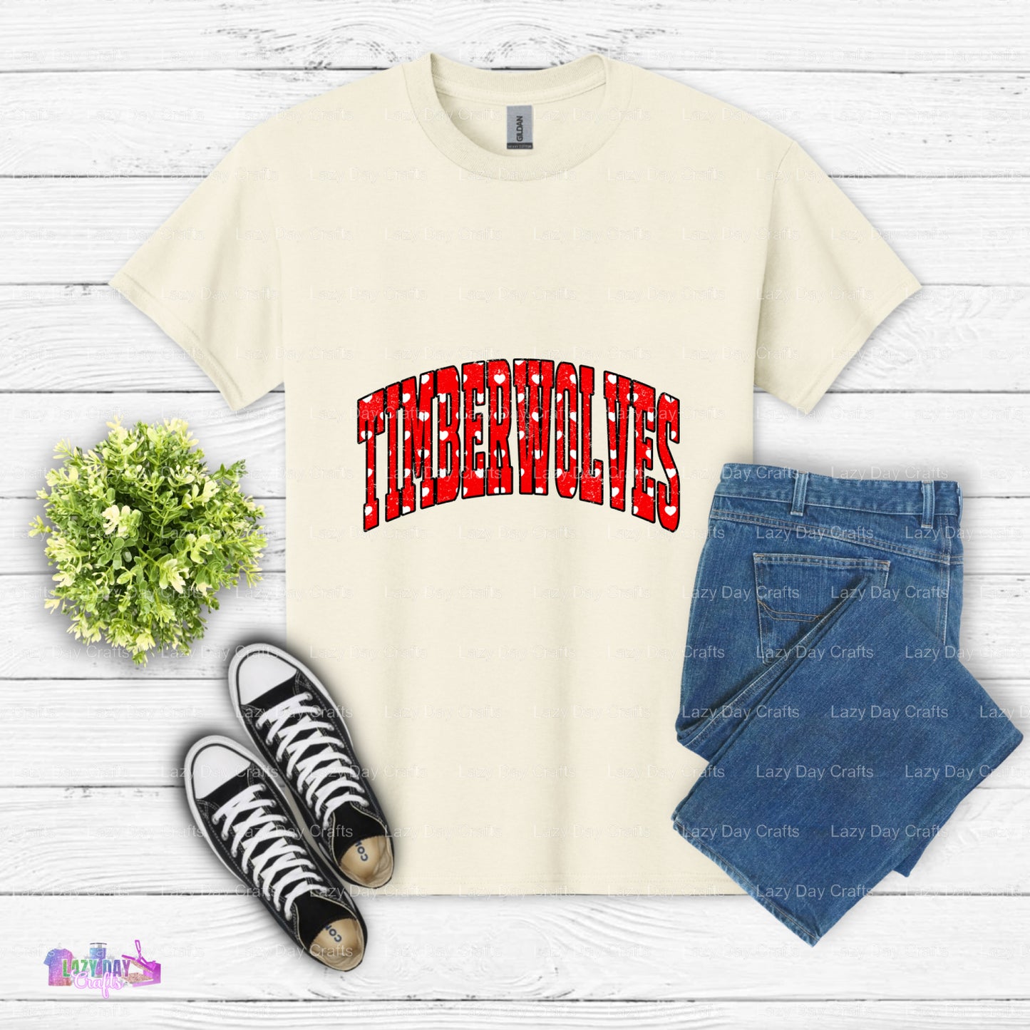 TIMBERWOLVES Varsity Logo – Basketball DTF Transfer (view 2 of 2) – by Lazy Day Crafts – DTF Transfers – Lazy Day Crafts,...
