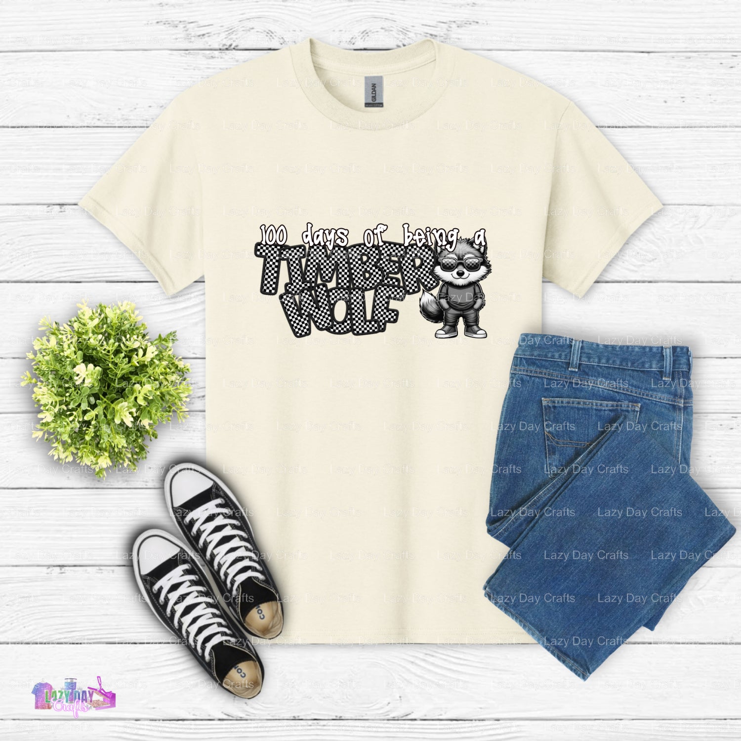 Timberwolves Wolf Head Logo – Professional Basketball DTF Transfer (view 2 of 2) – by Lazy Day Crafts – DTF Transfers – Pr...