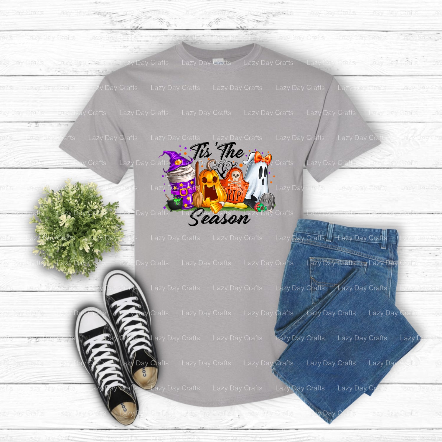 Tis The Season – Halloween DTF Transfer (view 2 of 2) – by Lazy Day Crafts – DTF Transfers – DTF Transfers, Premade DTF
