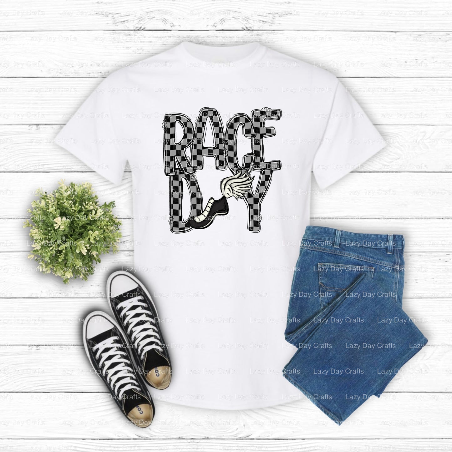 TRACK – DTF Transfer (view 1 of 2) – by Lazy Day Crafts – DTF Transfers – DTF Transfers, Premade DTF