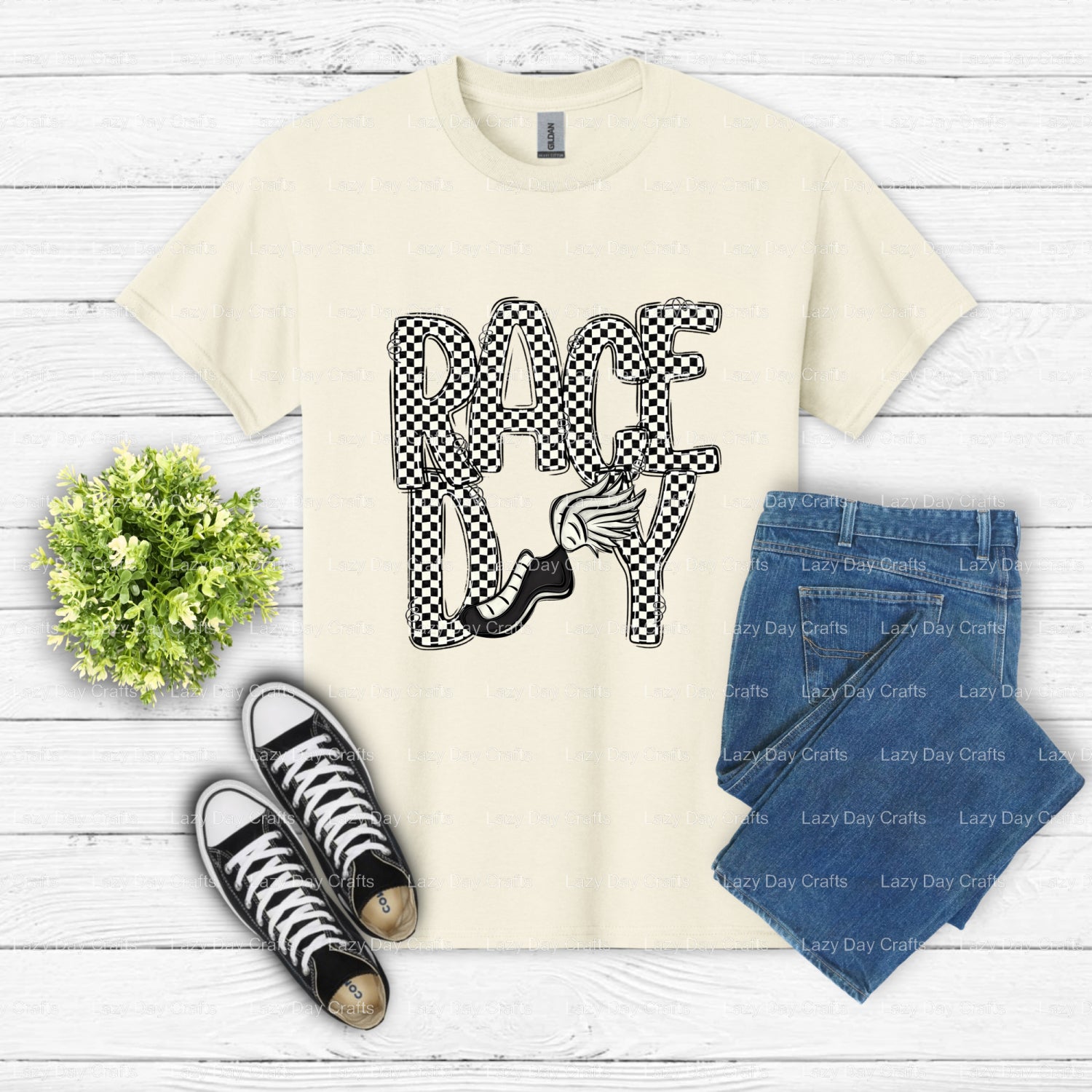 TRACK – DTF Transfer (view 2 of 2) – by Lazy Day Crafts – DTF Transfers – DTF Transfers, Premade DTF