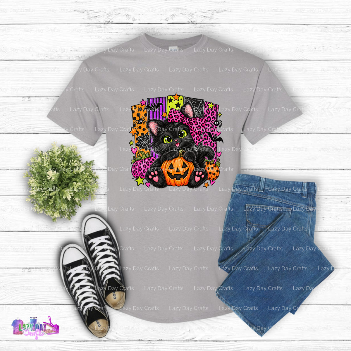 TRICK OR TREAT – DTF Transfer (view 2 of 2) – by Lazy Day Crafts – DTF Transfers – DTF Transfers, Premade DTF