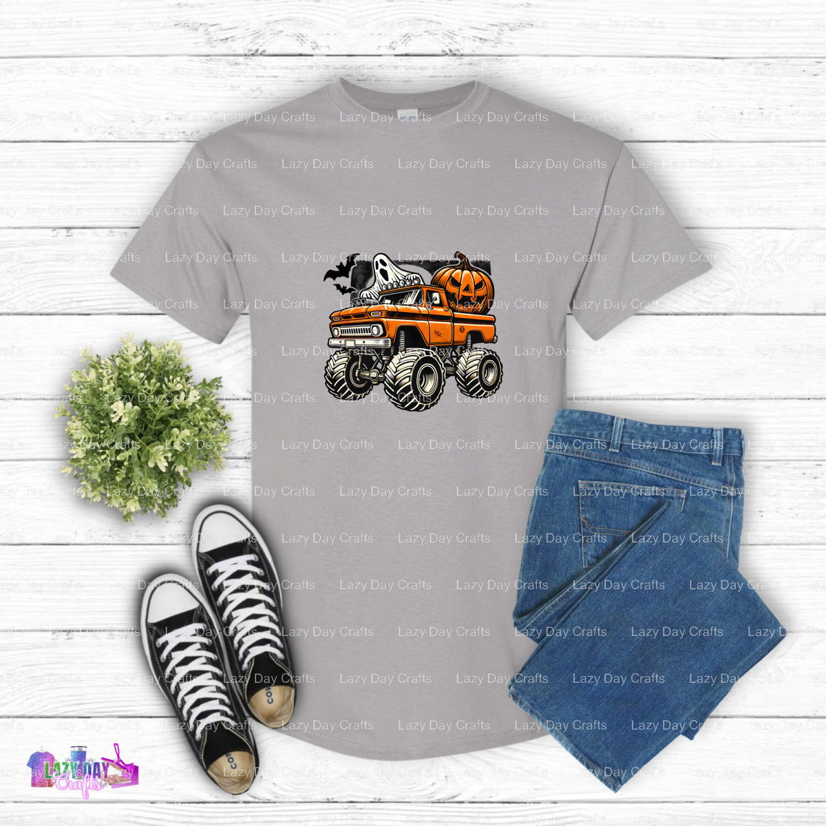 TRICK OR TREAT – DTF Transfer (view 2 of 2) – by Lazy Day Crafts – DTF Transfers – DTF Transfers, custom apparel